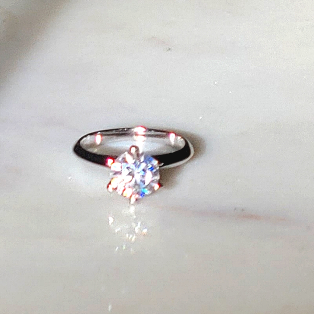 SOLD!!! CERTIFIED 2 CARAT MOISSANITE DIAMOND RING